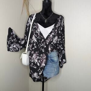 Prescott plus size floral blouse